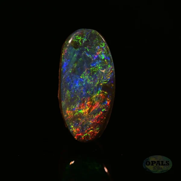 0.71ct Australian Natural Solid Black Opal 5