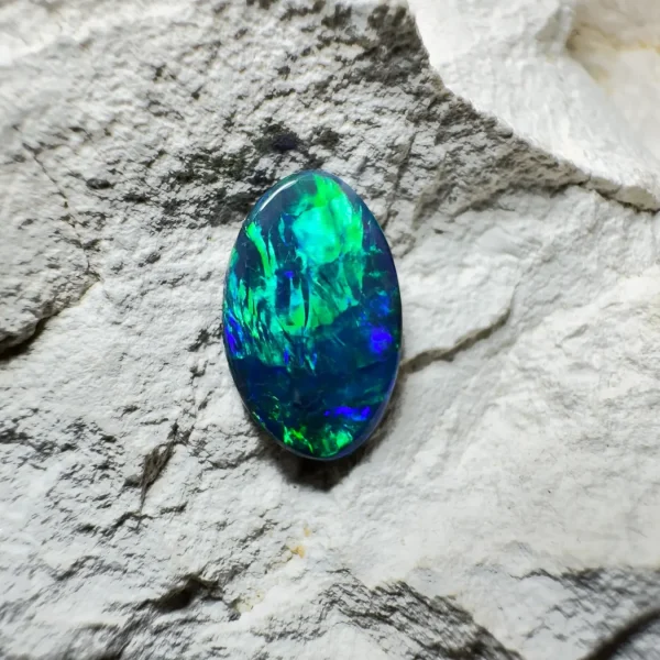 1.03ct Australian Natural Solid Black Opal