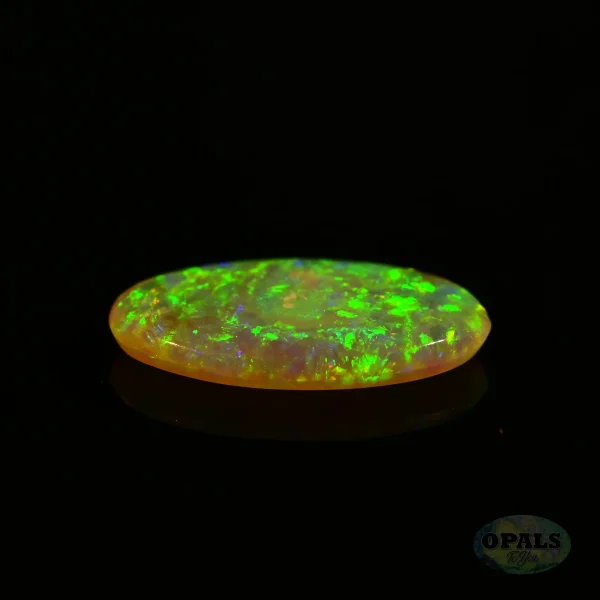 1.25ct Australian Natural Solid Crystal Opal Featuring Orange Green Gold Purple 4