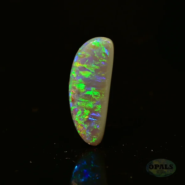 1.53 Ct Australian Natural Solid Dark Opal Featuring Green Blue Purple 5
