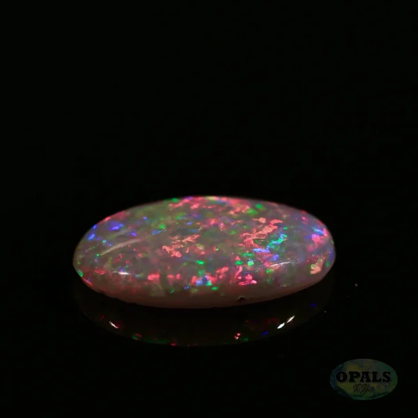 1.76ct Australian Natural Solid Crystal Opal Featuring Red Blue Green Purple Orange Yellow 4