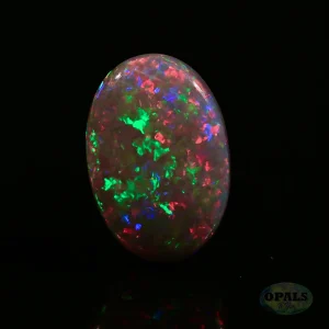 1.76ct Australian Natural Solid Crystal Opal Featuring Red Blue Green Purple Orange Yellow 5