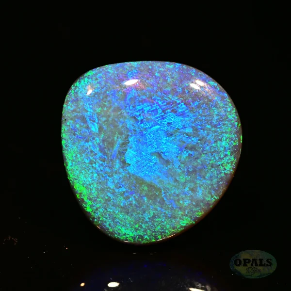14.73ct Australian Natural Solid Crystal Opal Featuring Bluegreen Purple 5