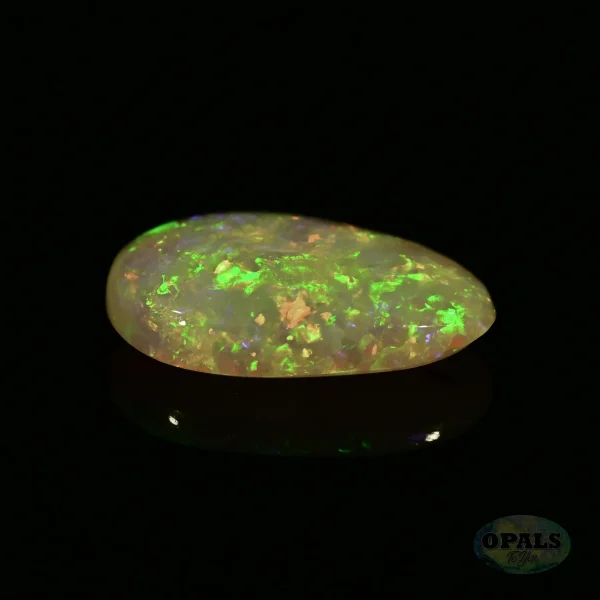 2.34ct Australian Natural Solid Crystal Opal Featuring Red Green Gold Purple Orange Blue 4