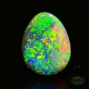 2.38ct Australian Natural Solid Black Opal Featuring Blue Green Gold 2 1