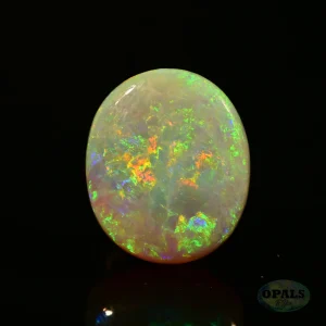 3.57ct Australian Natural Solid Light Opal Featuring Orange Gold Green Blue Purple Red 2