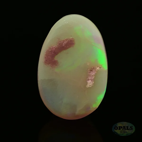 3.78ct Australian Natural Solid Crystal Opal Featuring Green Blue Gold Orange 3