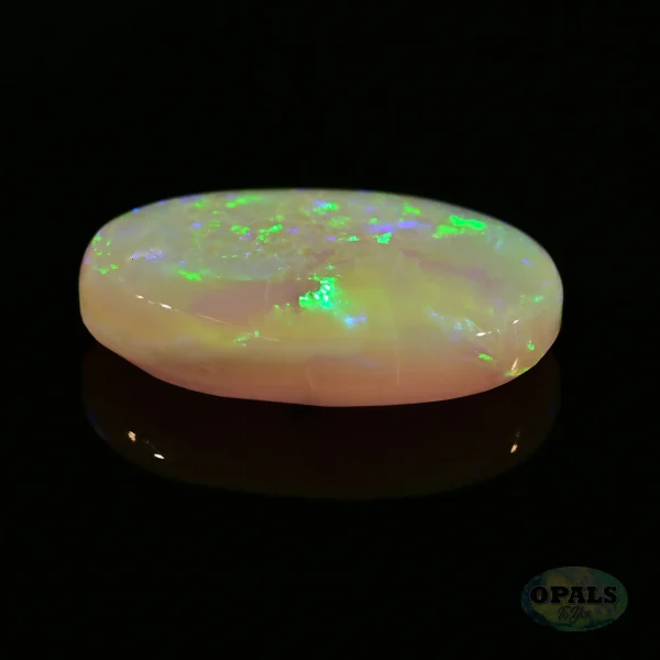 3.78ct Australian Natural Solid Crystal Opal Featuring Green Blue Gold Orange 4
