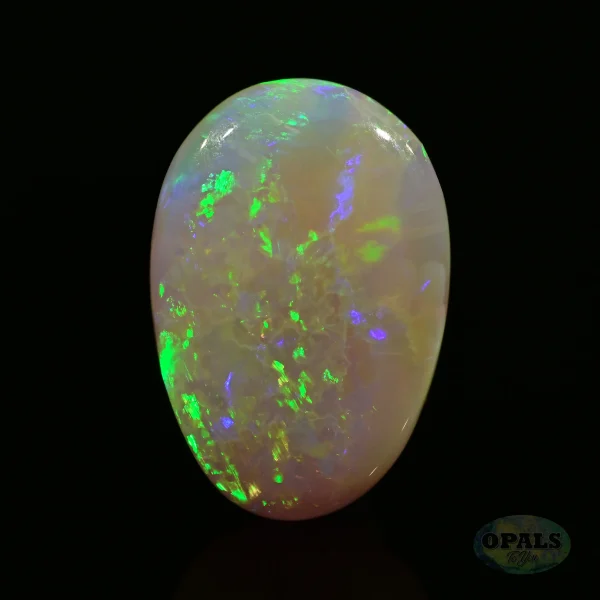 3.78ct Australian Natural Solid Crystal Opal Featuring Green Blue Gold Orange 5