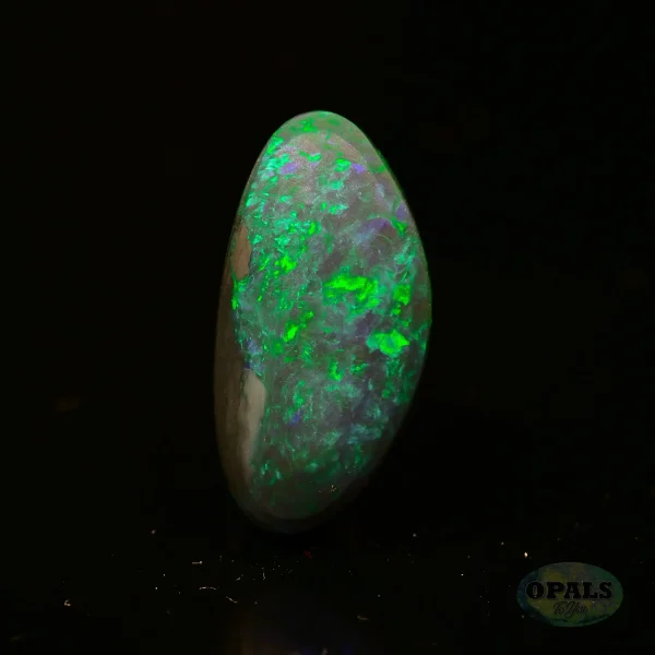 4.32ct Australian Natural Solid Black Opal Featuring Blue And Green 3 1