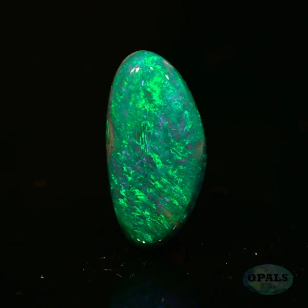 4.32ct Australian Natural Solid Black Opal Featuring Blue And Green 5 1
