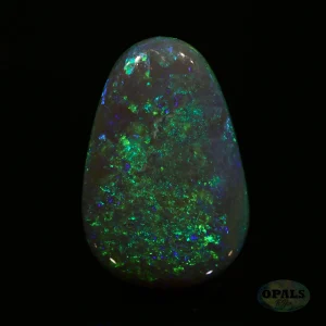 6.22ct Australian Natural Solid Dark Opal Featuring Blue Green 2