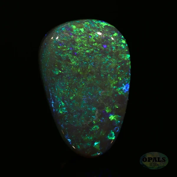 6.22ct Australian Natural Solid Dark Opal Featuring Blue Green 5
