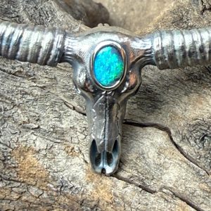 Wee Warra Outback Spirit Opal & Sterling Silver Hat Pin
