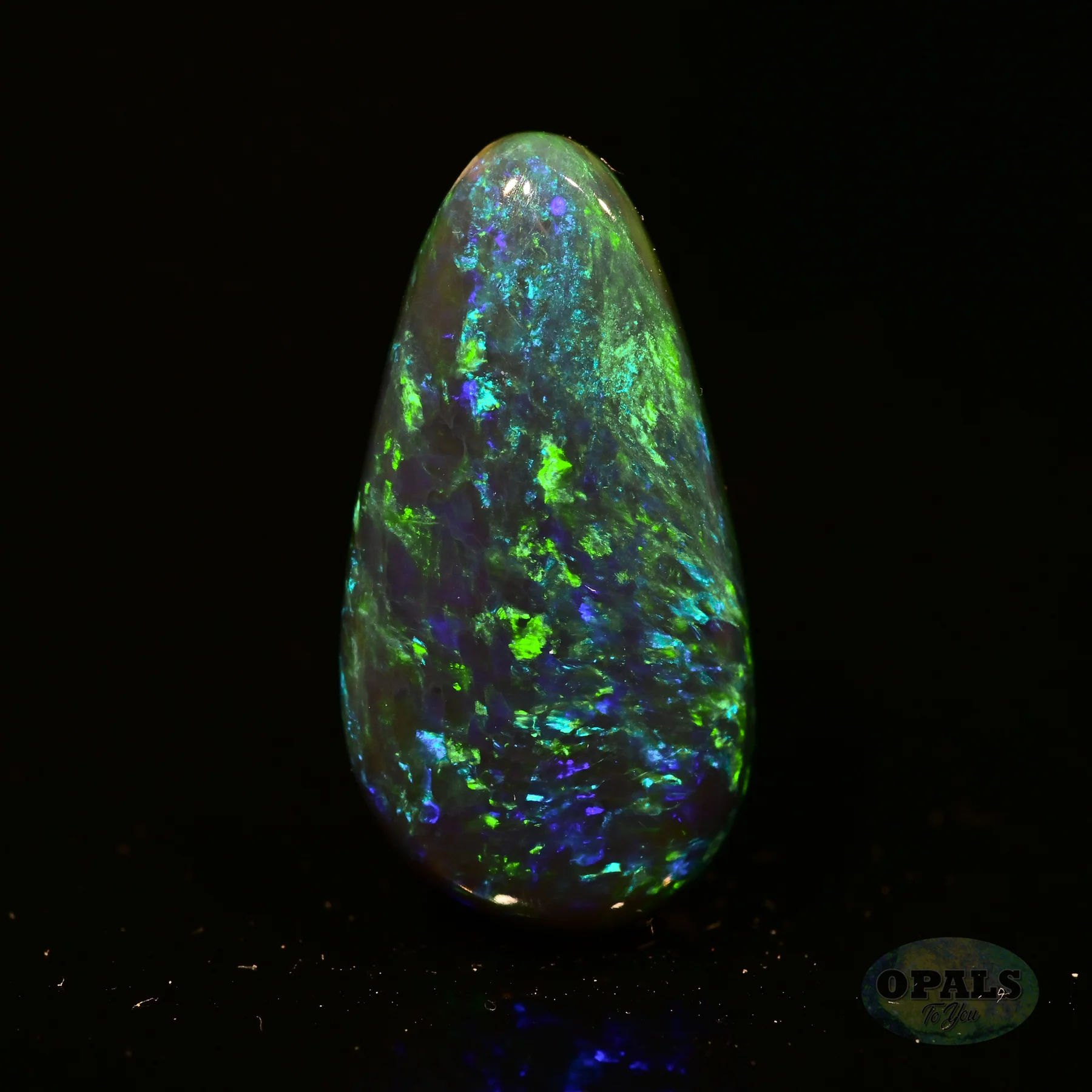 3.24ct Australian Natural Solid Black Opal - Image 2