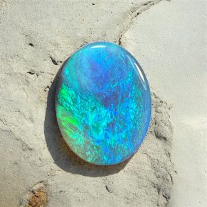 Seabreeze Oasis 3.10 Carat Blue Green Dark Opal