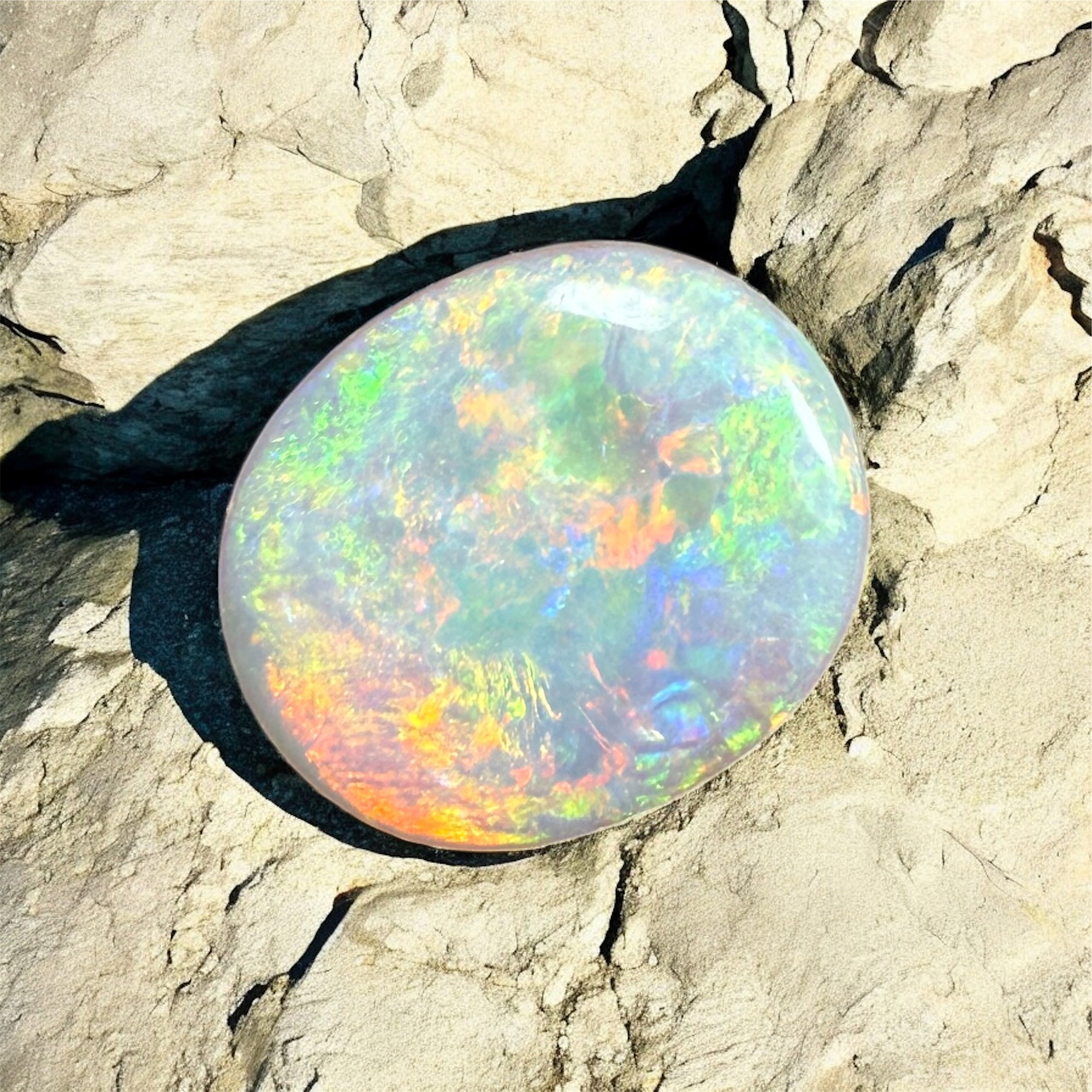 3.57ct Australian Natural Solid Light Opal